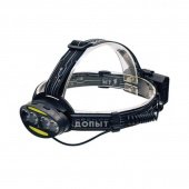 Фонарь налобный ''СИБИРСКИЙ СЛЕДОПЫТ-Радиант'', 4 LED + 2 COB, аккум. 220В''