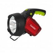 Фонарь ручн. Camelion LED56334 (аккум, карбон, 3W  CREE+12LED+12redLED, 5В 4А-ч)